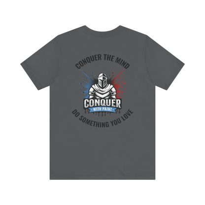 Conquer With Paint Logo Tee – “Conquer the Mind, Do Something You Love” - Image 3